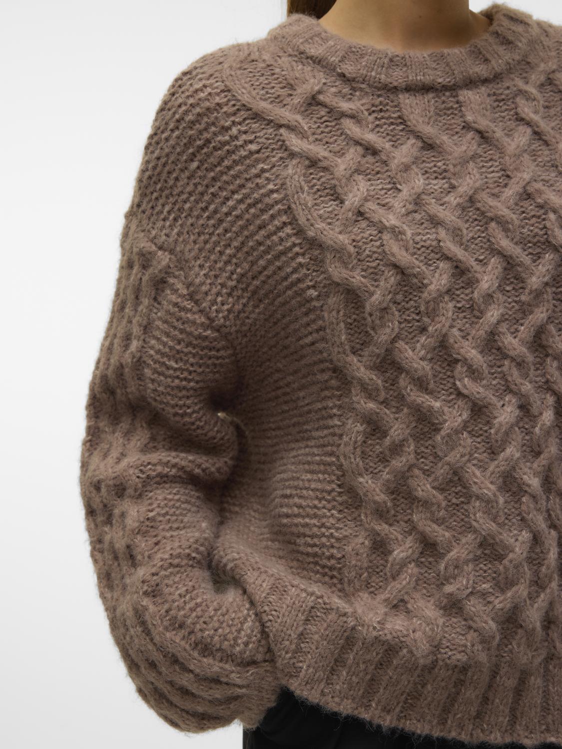 VMDOVE Pullover - Brown Lentil - VERO MODA & VILA Bergvik